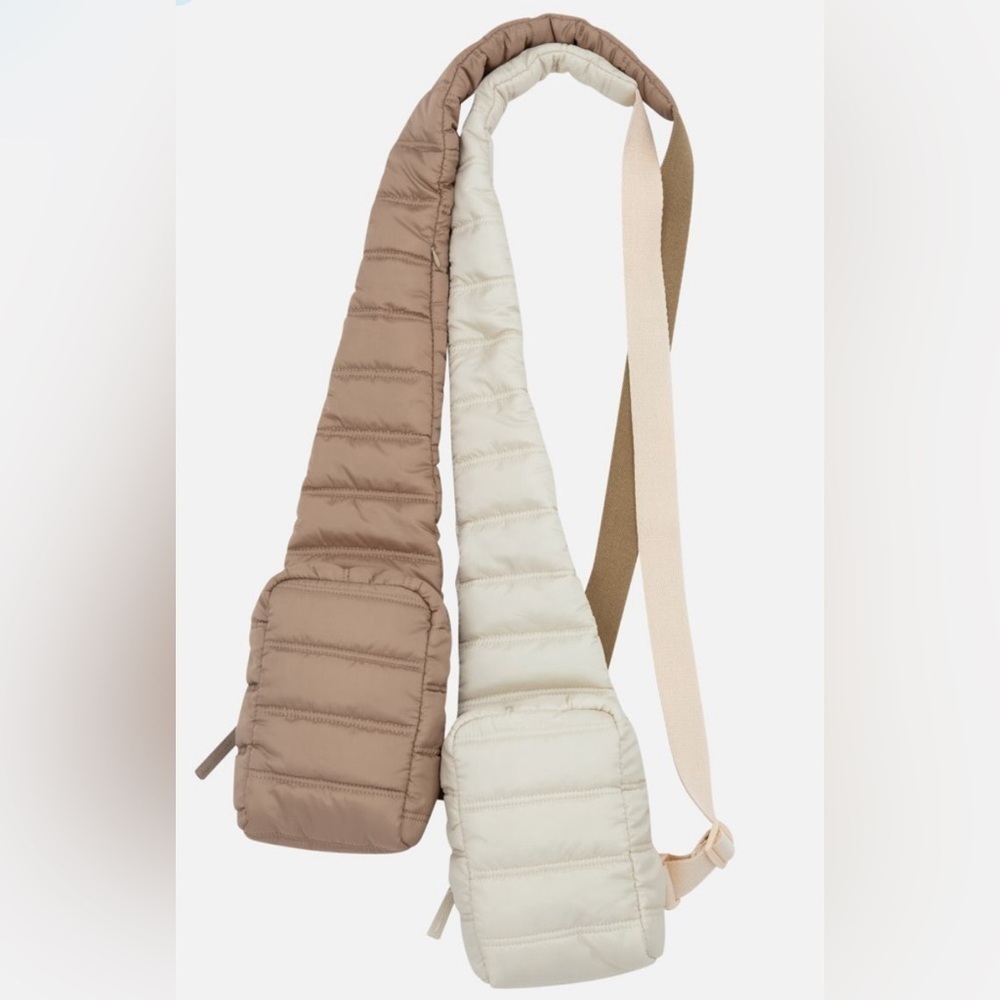 Tan Quilted Bag - NWT